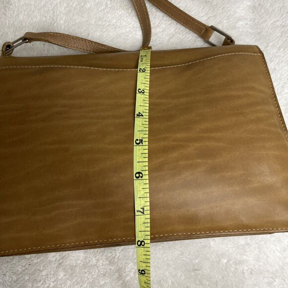 MARK CROSS Crossbody Shoulder Brown LEATHER Vintage READ - Picture 15 of 16